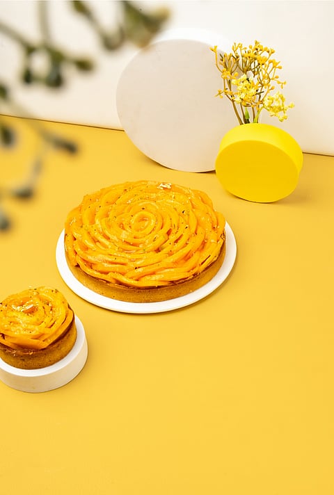 Mango Rose Tart